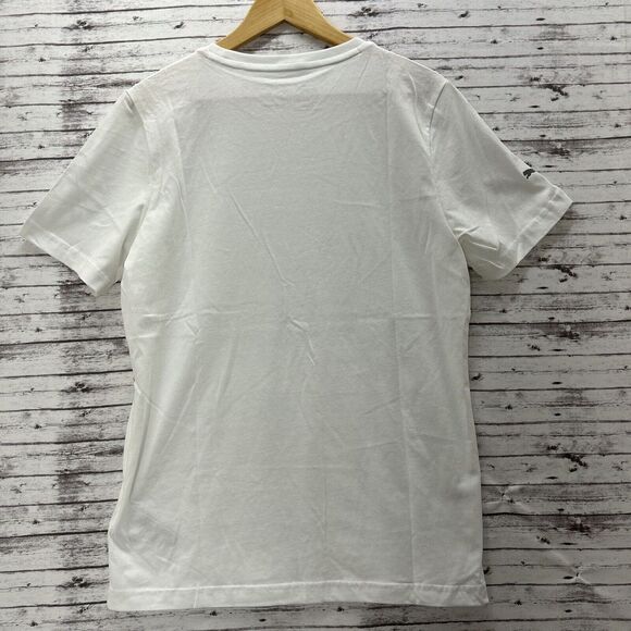 Puma BMW Motorsport T Shirt Men's Medium White Graphic Tee NEW - Picture 3 of 9